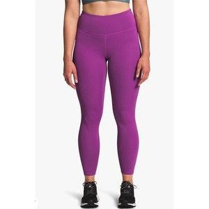 North Face Women's Elevation 7/8 Legging Purple Cactus Flower Sz Medium NF Pants